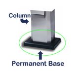 Base (for MHP Column Mount) - Permanent - LP