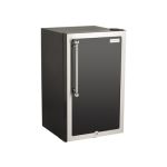 Fire Magic Black Diamond Refrigerator, with Black Door RH - 3590H-DR