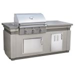 American Outdoor Grill 30" T-Series Gas Grill Island Bundle - IP30TO-CGT-75SM