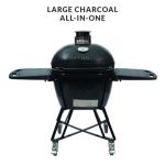 Primo Oval LG 300 All-In-One Charcoal Grill/Smoker - Model 7500