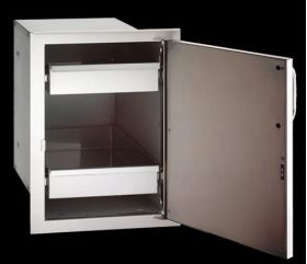 Fire Magic Select w/ Dual Drawers 21''H x 14 1/2 Rght Hinged 33820-SR