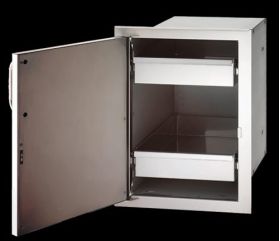 Fire Magic Select w/ Dual Drawers 21''H x 14 1/2 Left Hinged 33820-SL