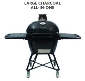 Primo Oval LG 300 All-In-One Charcoal Grill/Smoker - Model 7500