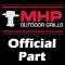 MHP Grill Part - GRILL POST BASE FITS 3" DIAMETER POST - ABA